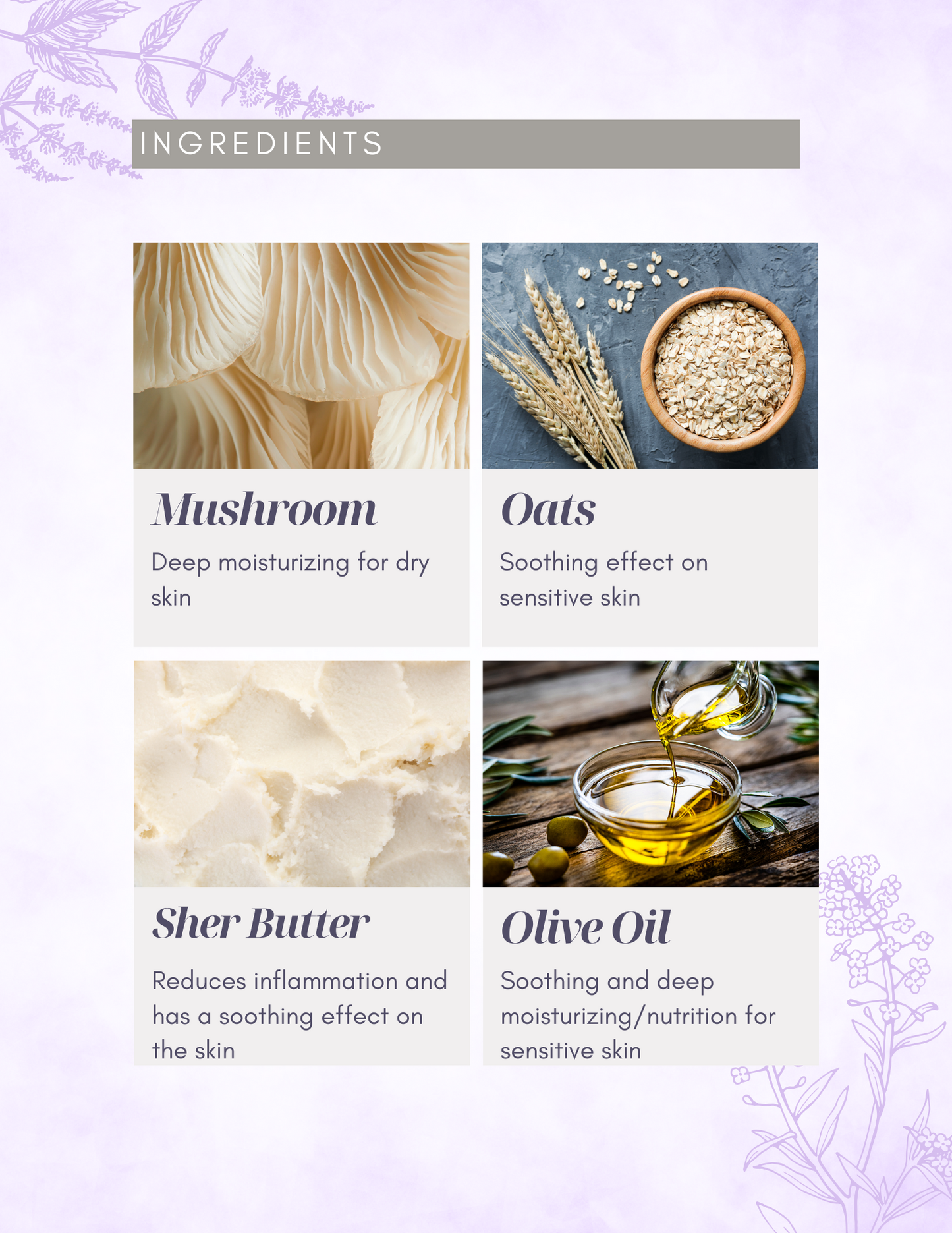 NIKSME Mushroom Cleansing & Moisturizing Soap Bar