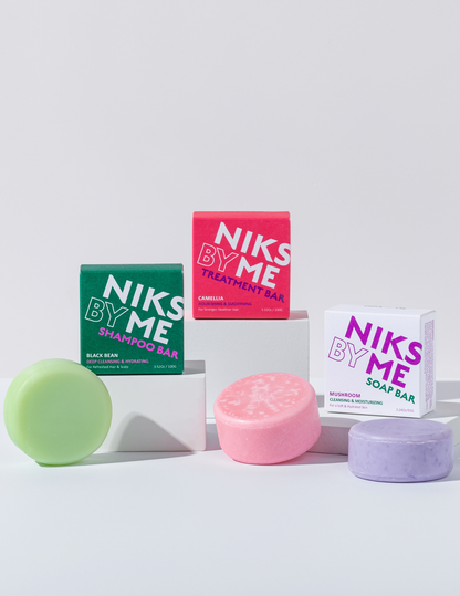 NIKSME Black Bean Deep Cleansing & Hydrating Shampoo Bar