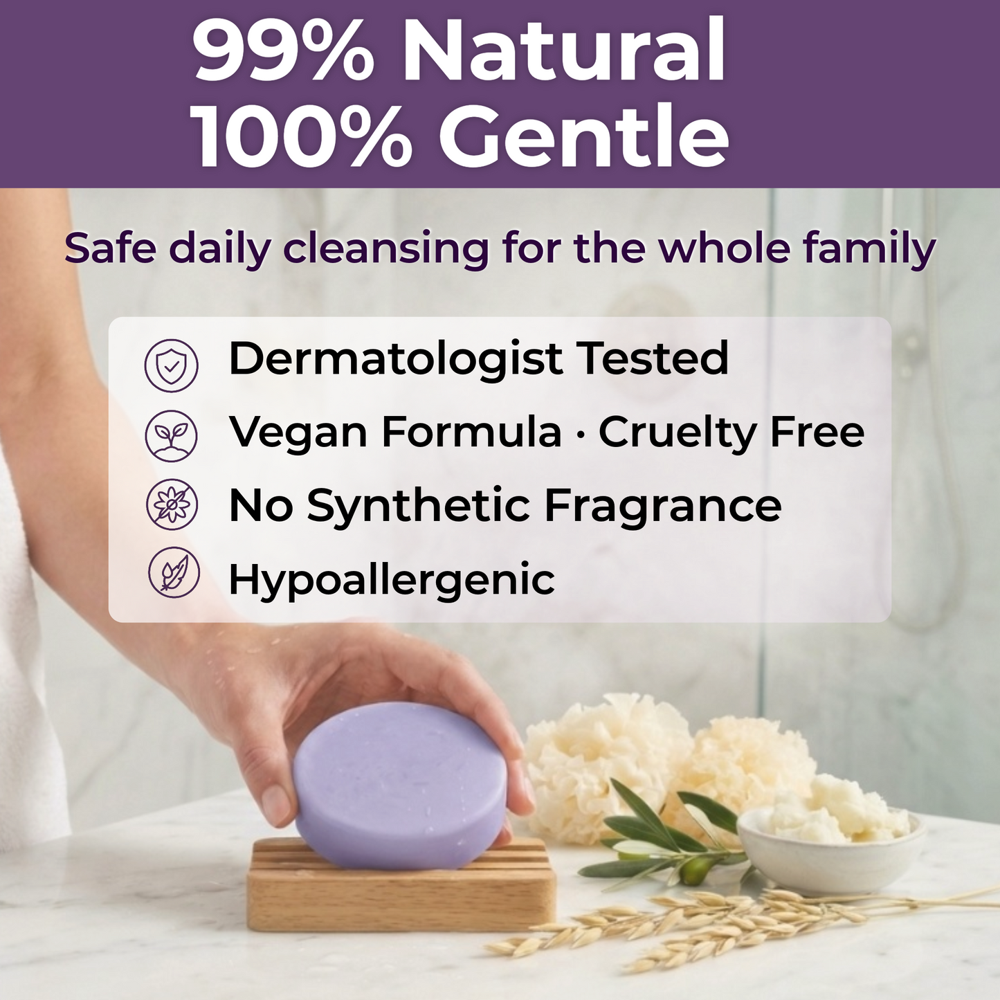 NIKSME Mushroom Cleansing & Moisturizing Soap Bar