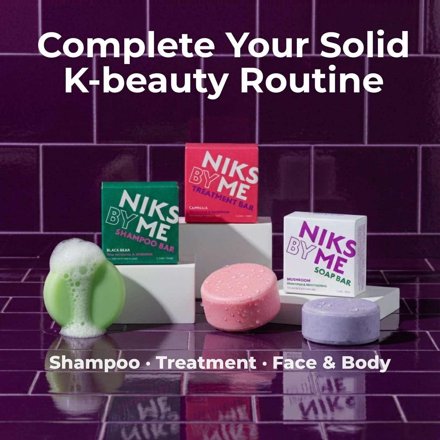 NIKSME Mushroom Cleansing & Moisturizing Soap Bar
