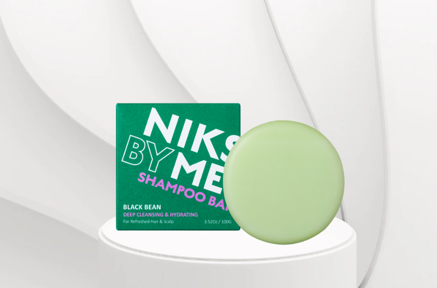 NIKSME Black Bean Deep Cleansing & Hydrating Shampoo Bar